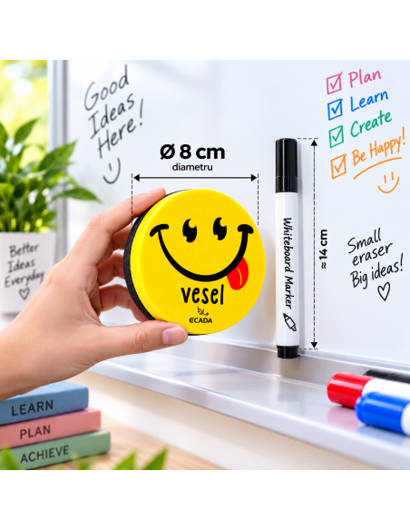 26002,Burete whiteboard magnetic ECADA 26002, Vesel