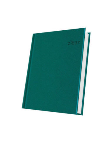 400216649,Agenda datata a5 352pag premium deluxe ortisei coperta piele sintetica verde pin 2027