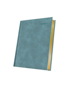 400216548,Agenda datata a5 352pag premium deluxe chia suple coperta piele sintetica acvamarin folio auriu 2027