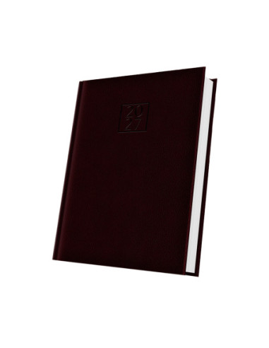 400216615,Agenda datata a5 352pag deluxe edolo coperta piele sintetica burgundy 2027