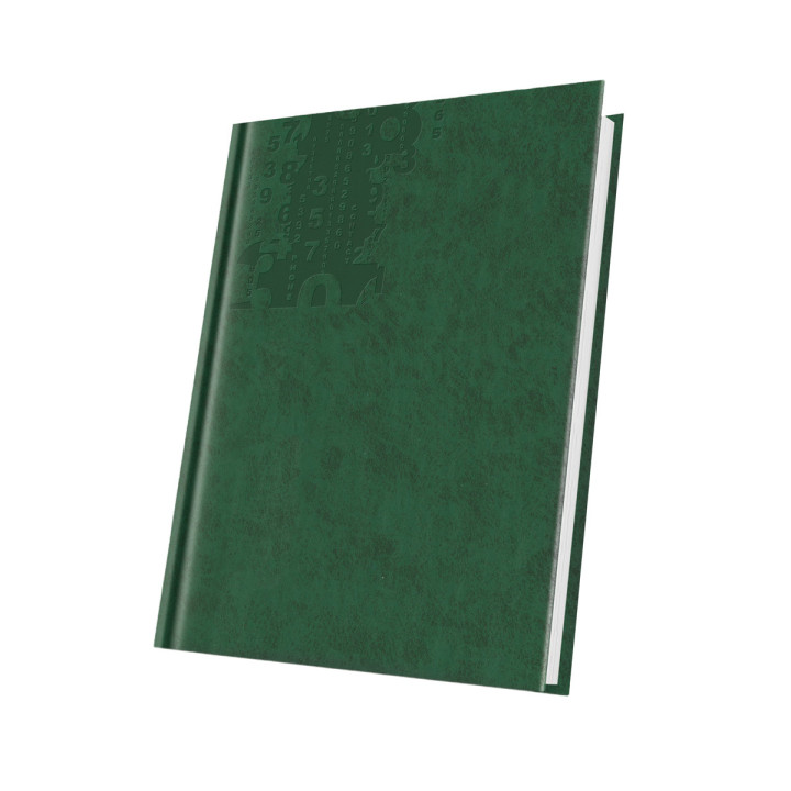 400216671,Agenda nedatata a5 224pag coperta piele sintetica marmora verde silvic