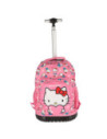 KMHK0014,Ghiozdan troller cl i-iv hello kitty roz 3 fermoare pigna
