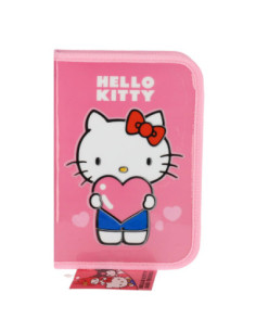 KMHK9988,Penar neechipat 1 fermoar 2 extensii hello kitty roz pigna