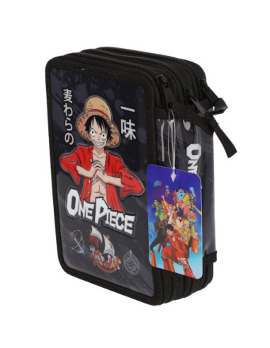 KMOP0001,Penar neechipat 3 fermoare one piece negru pigna