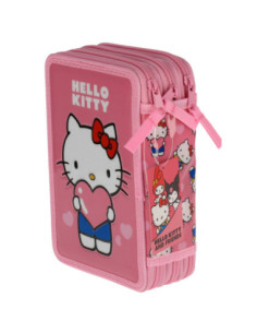 KMHK9997,Penar neechipat 3 fermoare hello kitty roz pigna 2