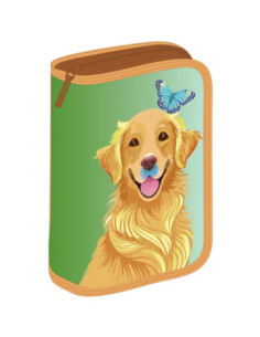ZXPENA5018,Penar echipat 23 piese 1 fermoar 2 extensii golden retriever pigna
