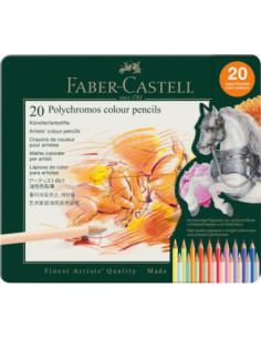 FC110020,Creioane colorate 20 culori polychromos 2026 Faber-castell