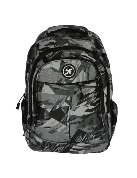 LE420018NE,Ghiozdan laptop camuflaj negru 42*37*13 cm pigna