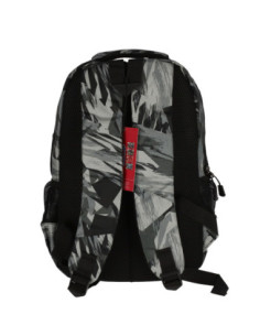 LE420018NE,Ghiozdan laptop camuflaj negru 42*37*13 cm pigna 2