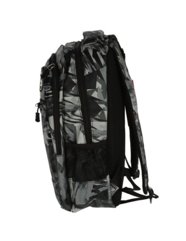 LE420018NE,Ghiozdan laptop camuflaj negru 42*37*13 cm pigna