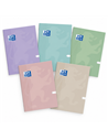 Caiet Oxford A4, 60 file, hartie Optik 80g/mp, dictando, Motiv touch pastel, Diverse culori