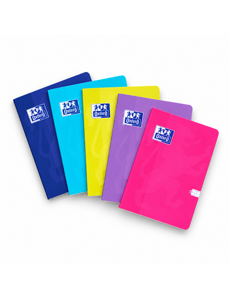 Caiet Oxford A4, 60 file, matematica, 80 g/mp, Motiv touch, Diverse culori