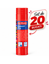 Set 20 x Lipici solid stick Herlitz fara solvent, 21g