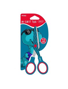 Foarfeca gradinita Daco, 13 cm, Motiv Dino