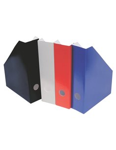 Set 5 suporturi dosare carton A4 Herlitz 5434055, 7 cm, Culori asortate