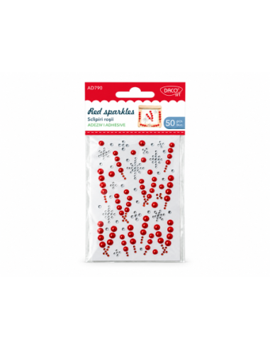 AD790,Accesorii craft – AD790 Sclipiri rosii DACO