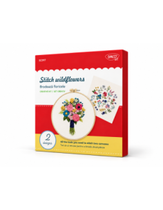 SC097,Set creativ - SC097 Brodeaza floricele DACO