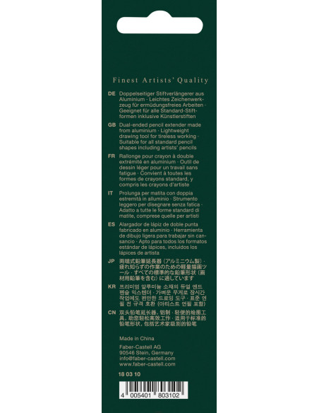 FC180310,Prelungitor pentru creion aluminiu Faber-castell FC180310