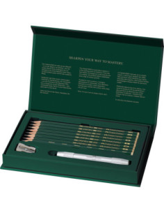 FC119067,Set 10 piese editie limitata beginner to master Faber-Castell 9000 2