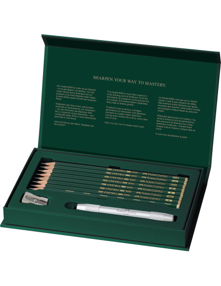FC119067,Set 10 piese editie limitata beginner to master Faber-Castell 9000
