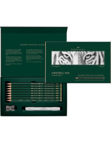 FC119067,Set 10 piese editie limitata beginner to master Faber-Castell 9000