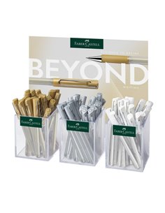 FC348844,Display 60 pixuri cu gel 1.0 mm beyond artsy auriu-argintiu-alb Faber-Castell