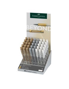 FC348843,Display 40 pixuri cu gel 1.0mm beyond artsy auriu-argintiu-alb Faber-castell