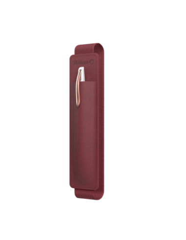 400215865,Set cadou Pelikan burgundy - contine signature A5 bordo + etui bordo + pix jazz noble white pearl