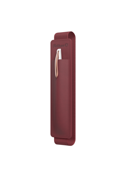 400215865,Set cadou Pelikan burgundy - contine signature A5 bordo + etui bordo + pix jazz noble white pearl