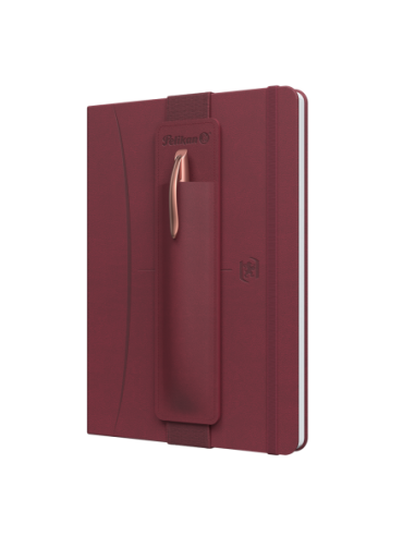 400215864,Set cadou burgundy - contine signature a5 bordo + etui bordo + pix jazz noble rose gold