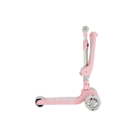 KC-HULA00018,Trotineta transformabila cu sezut pliabil si lumini led, momi debe - pink