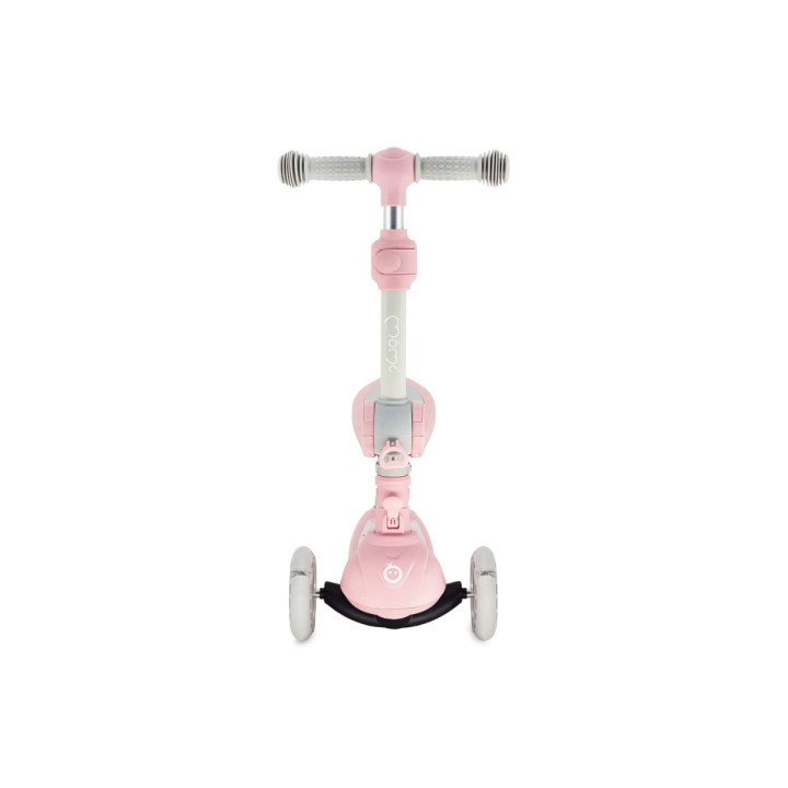 KC-HULA00018,Trotineta transformabila cu sezut pliabil si lumini led, momi debe - pink