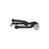 KC-HULA00019,Trotineta transformabila cu sezut pliabil si lumini led, momi debe - black