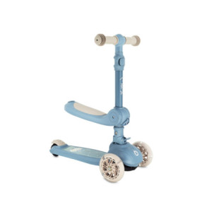 KC-HULA00020,Trotineta transformabila cu sezut pliabil si lumini led, momi debe - blue