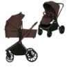 BN-LO-MIKA_PLUS_2IN1_MOCHA_MOUSSE,Carucior 2 in 1, Lionelo, Mika Plus, Cadru din aluminiu, Cu landou intarit si salteluta moale,