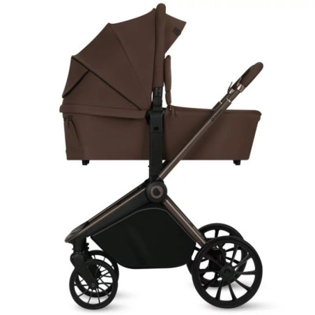 BN-LO-MIKA_PLUS_2IN1_MOCHA_MOUSSE,Carucior 2 in 1, Lionelo, Mika Plus, Cadru din aluminiu, Cu landou intarit si salteluta moale,
