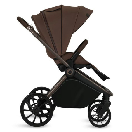 BN-LO-MIKA_PLUS_2IN1_MOCHA_MOUSSE,Carucior 2 in 1, Lionelo, Mika Plus, Cadru din aluminiu, Cu landou intarit si salteluta moale,