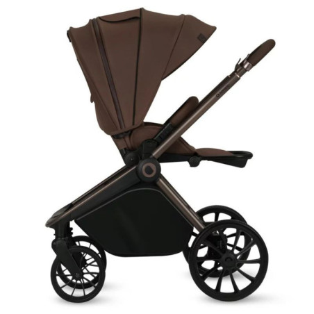BN-LO-MIKA_PLUS_2IN1_MOCHA_MOUSSE,Carucior 2 in 1, Lionelo, Mika Plus, Cadru din aluminiu, Cu landou intarit si salteluta moale,