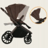 BN-LO-MIKA_PLUS_2IN1_MOCHA_MOUSSE,Carucior 2 in 1, Lionelo, Mika Plus, Cadru din aluminiu, Cu landou intarit si salteluta moale,