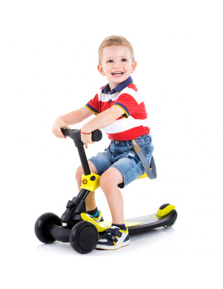 Trotineta Chipolino X-Press 2 in 1 yellow,DSXP02101YE
