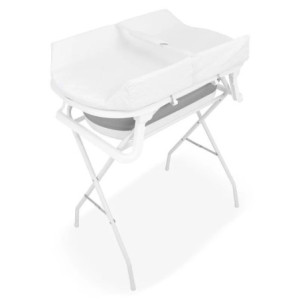 BN-FG2205,Cadita de baie pliabila, Qmini, Foldy Pro Care, Cu suport metalic si masuta de infasat, Cu termometru electronic, Cu d 2