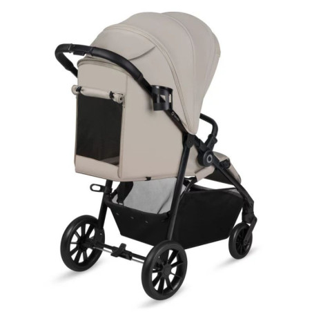 BN-LO-EMERALD_BEIGE_SAND,Carucior sport, Lionelo, Emerald, Pliere cu o mana, Copertina XXL UPF50+, Spatar reglabil, Suspensie co