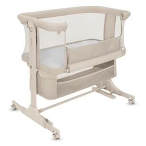 BN-LO-JODIE_BEIGE_CREAM,Patut co-sleeper, Lionelo, Jodie, Multifunctional, Reglabil in 6 pozitii pe inaltime, Saltea cu densitat 2