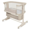 BN-LO-JODIE_BEIGE_CREAM,Patut co-sleeper, Lionelo, Jodie, Multifunctional, Reglabil in 6 pozitii pe inaltime, Saltea cu densitat