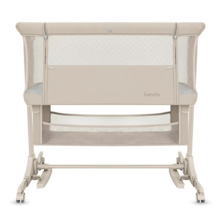 BN-LO-JODIE_BEIGE_CREAM,Patut co-sleeper, Lionelo, Jodie, Multifunctional, Reglabil in 6 pozitii pe inaltime, Saltea cu densitat