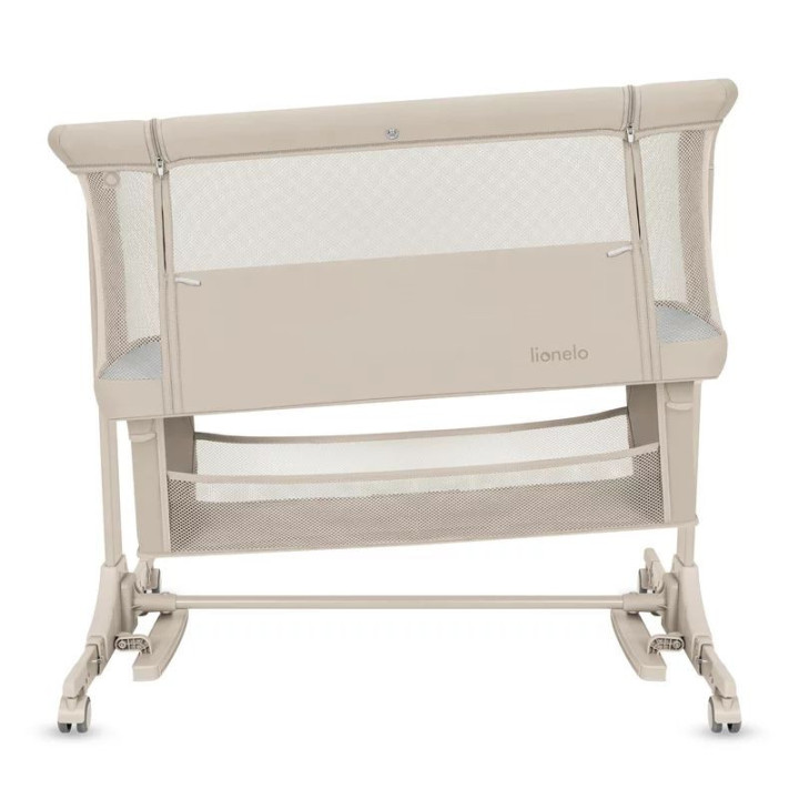 BN-LO-JODIE_BEIGE_CREAM,Patut co-sleeper, Lionelo, Jodie, Multifunctional, Reglabil in 6 pozitii pe inaltime, Saltea cu densitat