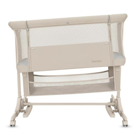BN-LO-JODIE_BEIGE_CREAM,Patut co-sleeper, Lionelo, Jodie, Multifunctional, Reglabil in 6 pozitii pe inaltime, Saltea cu densitat