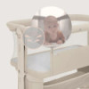 BN-LO-JODIE_BEIGE_CREAM,Patut co-sleeper, Lionelo, Jodie, Multifunctional, Reglabil in 6 pozitii pe inaltime, Saltea cu densitat