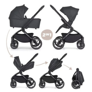 BN-555697,Carucior 2 in 1, Petite&Mars, Scout, Cu landou pliabil, Reversibil, Spatar si suport de picioare reglabile in 3 poziti 2