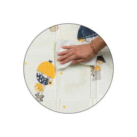 BN-434074,Covoras educativ, Petite&Mars, Campy L, Din spuma XPE non-toxica, Cu doua fete, Suprafata antiderapanta, 130x200 cm, P